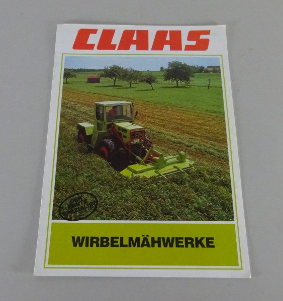 Prospekt / Broschüre Claas Wirbelmähwerke WM 20 - WM 31 F Stand 09/1982