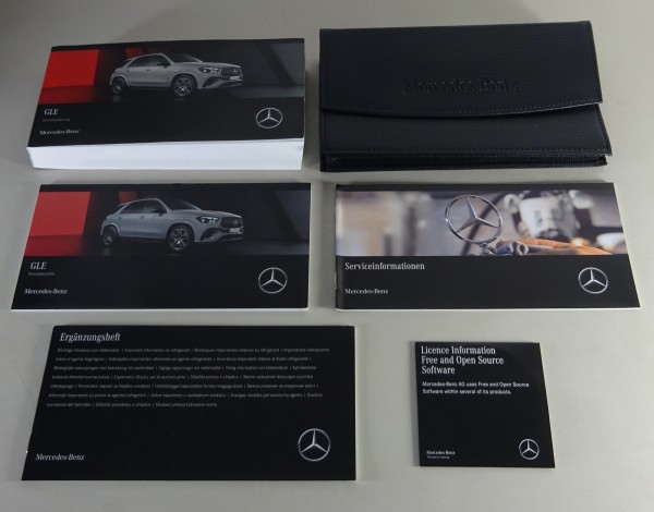 Bordmappe + Betriebsanleitung Mercedes Benz GLE V167 + Hybrid Stand 02/2024