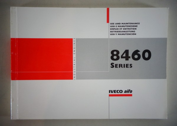 Betriebsanleitung / Owners's Manual Iveco aifo Serie 8460SRE10/12 Stand 1999