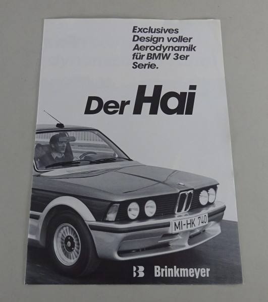 Prospekt / Broschüre Brinkmeyer Tuning für BMW E21