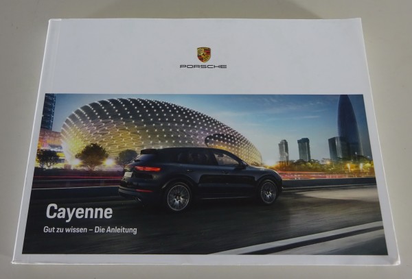 Betriebsanleitung Porsche Cayenne Typ PO536 Modelljahr 2022 Stand 01/2022