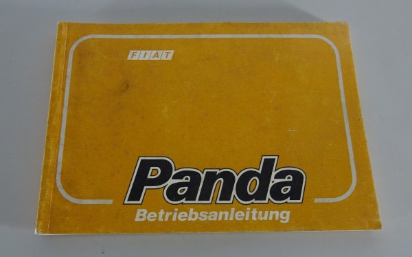 Betriebsanleitung / Handbuch Fiat Panda Typ 141 inkl. Panda 4x4 Stand 04/1989