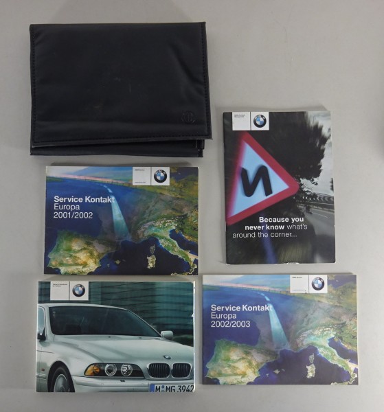 Owner's Manual + Wallet BMW 5-Series E39 520i 525i 540i 525d 530d... from 8/2001