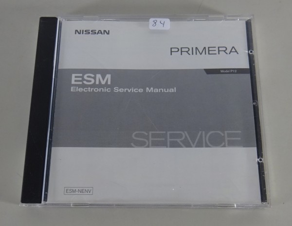 Werkstatthandbuch auf CD Nissan Primera Typ P12 Stand 04/2002