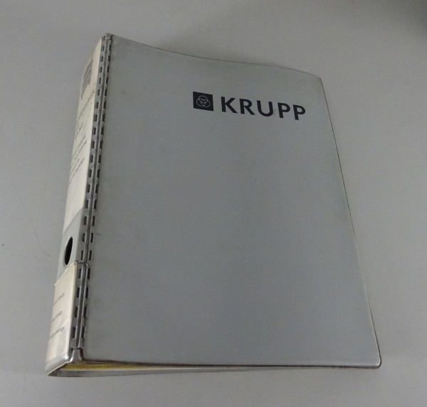 Teilekatalog Krupp LKW-Fahrerhäuser 2-/3-Achser / Muldenkipper Stand 1967