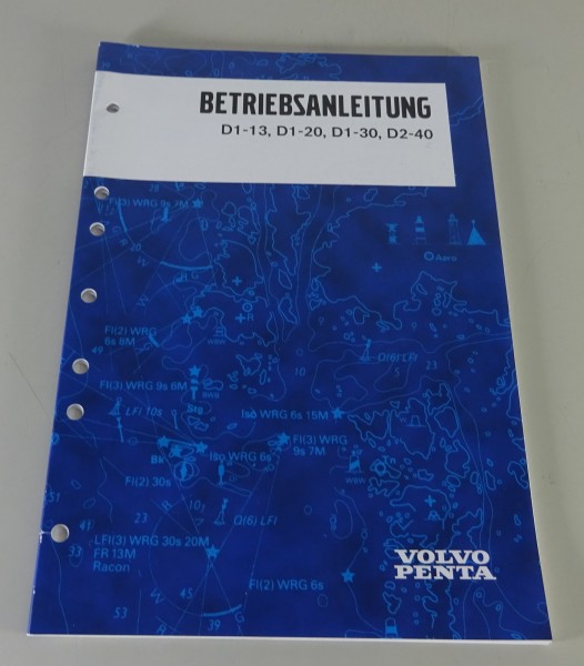 Betriebsanleitung Volvo Penta D1-13 / D1-20 / D1-30 / D2-40 Stand 07/2007