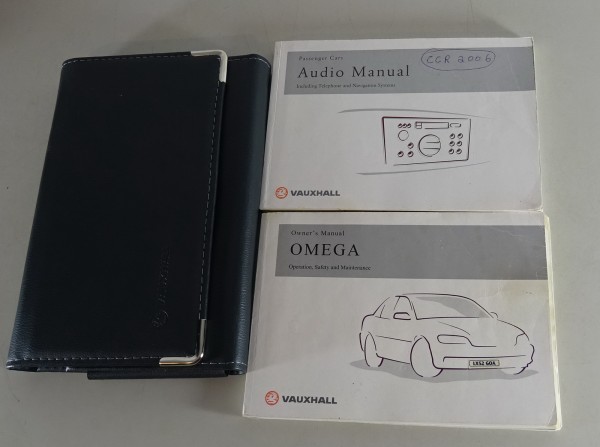 Owner's Manual / Handbook + Wallet Vauxhall / Opel Omega B printed 06/2002