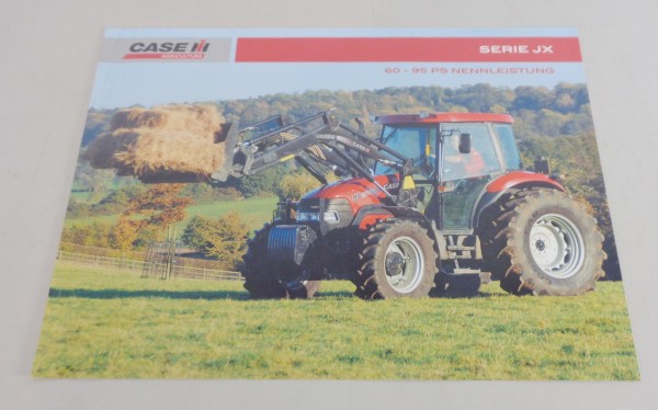 Prospekt / Broschüre Case IH Traktor Serie JX 60 / 70 / 80 / 90 / 95 von 2/2009