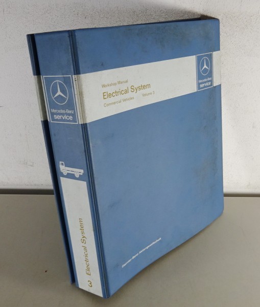 Workshop manual Mercedes Benz trucks electrical system from 1981