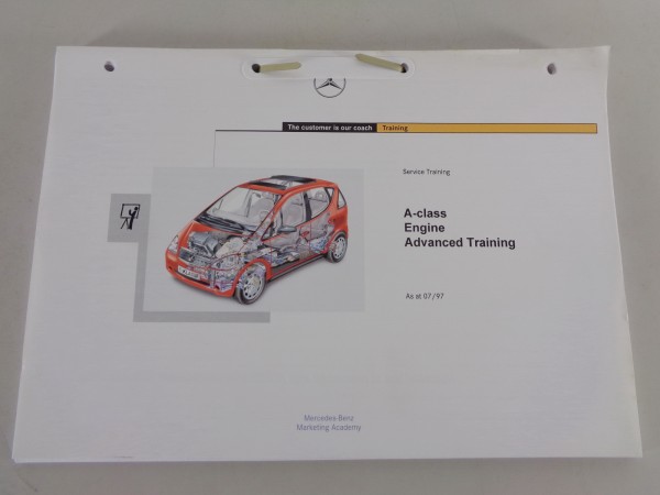 Service Training Mercedes A-Class W168 Engine Advanced Training from 07/1997