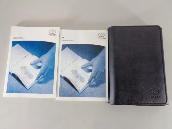 Owner's Manual / Handbook + Wallet Toyota GT86 printed 05/2014