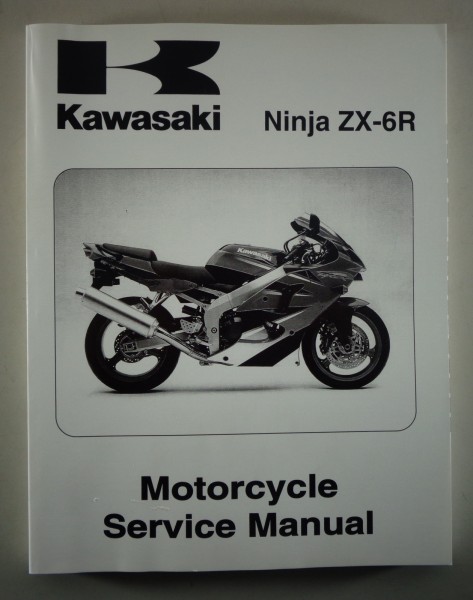 Workshop Manual Kawasaki Ninja ZX-6R from 08/2000