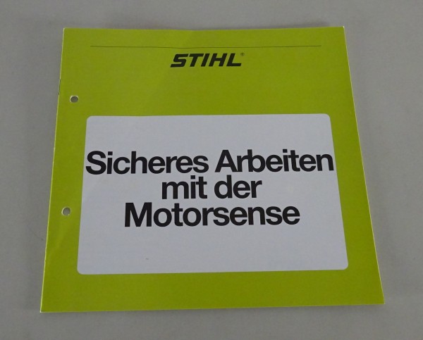 Handbuch Sicheres Arbeiten mit der Stihl Motorsense Stand 1998