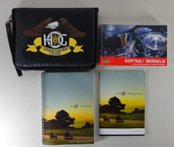 Wallet + Owner´s Manual Harley Davidson Softail 2005 Models