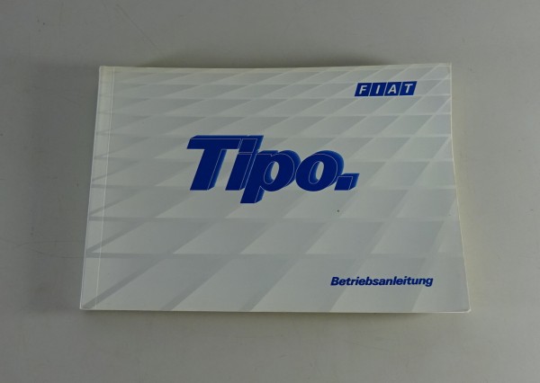 Betriebsanleitung / Handbuch Fiat Tipo von 02/1992