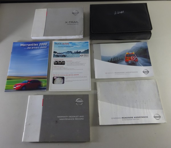 Owner's Manual / Handbook + Wallet Nissan X-Trail T30 from 01/2007