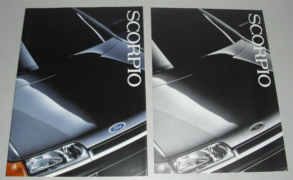 Prospekt / Brochure Ford Scorpio I von 1985