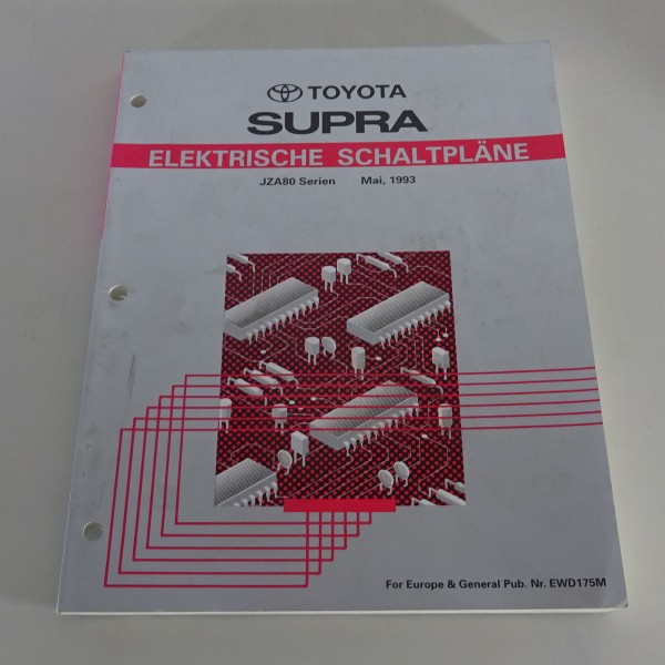 Werkstatthandbuch Toyota Supra JZA80 Verdrahtungsanleitung Stand 05/1993