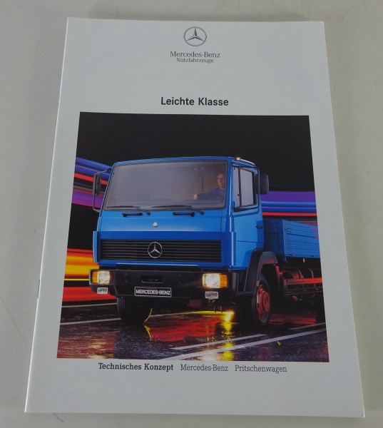 Prospekt Mercedes-Benz Leichte Klasse / LK Pritschenwagen Stand 04/1992