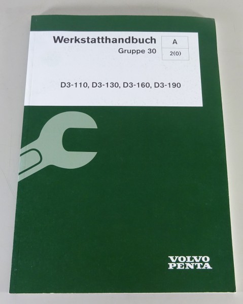 Werkstatthandbuch Volvo Penta Bootsmotor D3-110i-B bis D3-190A-B Stand 05/2006