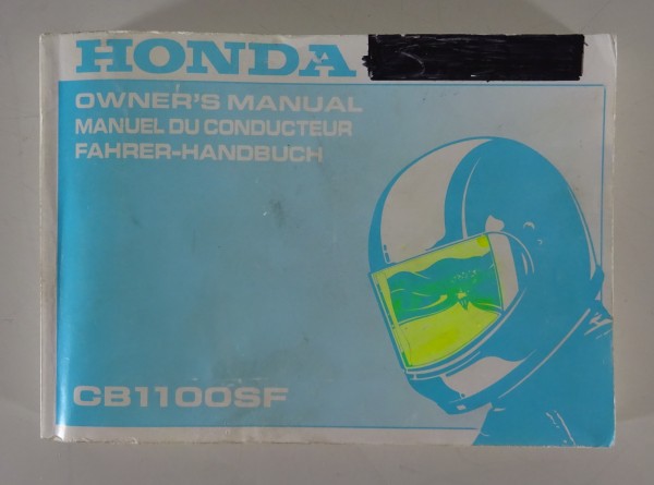 Betriebsanleitung / Handbuch Honda CB 1100 SF Stand 1999