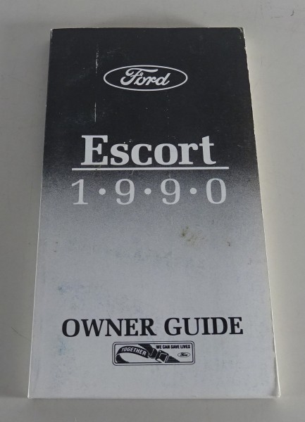 Owner´s Manual / Handbook Ford Escort USA Stand 1990