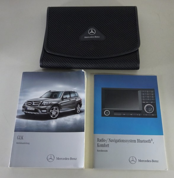 Bordmappe + Betriebsanleitung / Handbuch Mercedes GLK Typ X204 Stand 08/2011