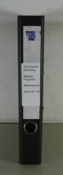 Schulungsunterlagen Massey Ferguson Mähdrescher Serie 30 - 40 Stand 1992