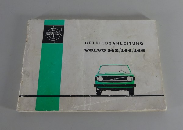 Betriebsanleitung / Handbuch Volvo 142/144/145 Stand 08/1973