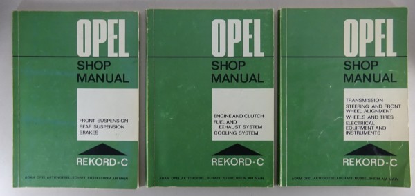 Workshop Manual / Service manual Opel Rekord C Bj. 1966 - 1972 from 12/1968