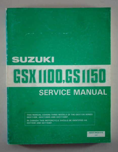 Workshop Manual / Repair Manual Suzuki GSX 1100 / GS 1150 Stand 01/1984