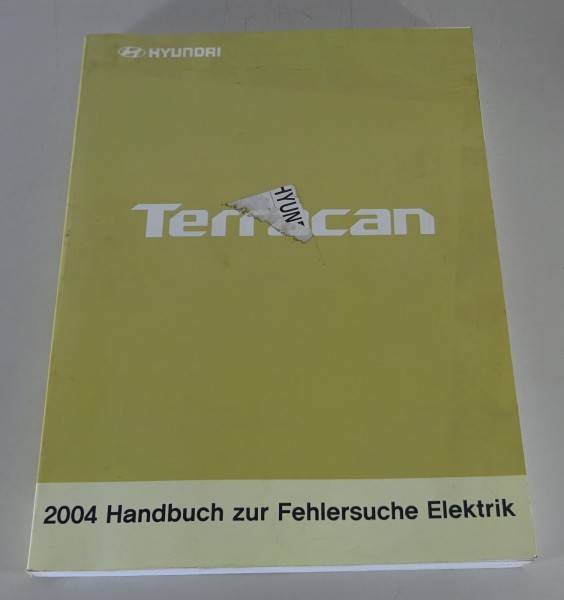 Werkstatthandbuch Hyundai Terracan Typ HP Elektrik Schaltpläne Baujahr 2004