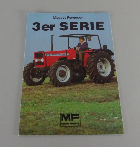 Prospekt / Broschüre Massey Ferguson MF 3er - Serie Stand 02/1985