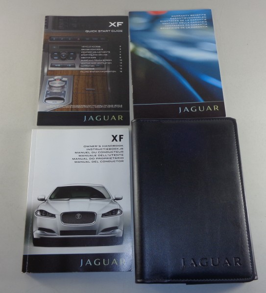 Owner's manual + wallet Jaguar XF Typ X250 von 2011