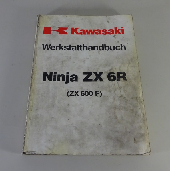 Werkstatthandbuch / Reparaturanleitung Kawasaki ZX 6R (ZX 600 F) Stand 01/1995