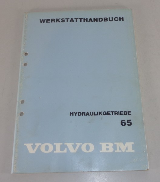 Werkstatthandbuch Volvo BM Hydraulikgetriebe 65 von 1980