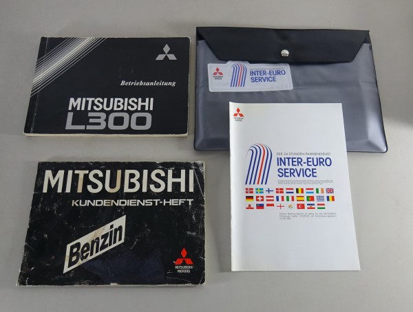 Bordmappe + Betriebsanleitung / Handbuch Mitsubishi L300 II 2&4 WD Stand 1987