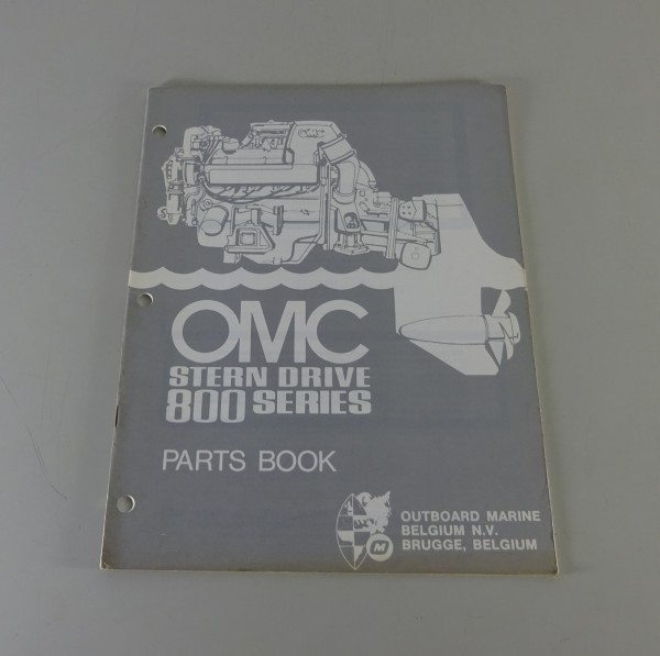 Teilekatalog OMC Stern Drive 800 Series 185 / 230 / 260 PS Models