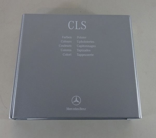Farben + Polstermappe Musterkollektion Mercedes Benz CLS C218 Stand 2008
