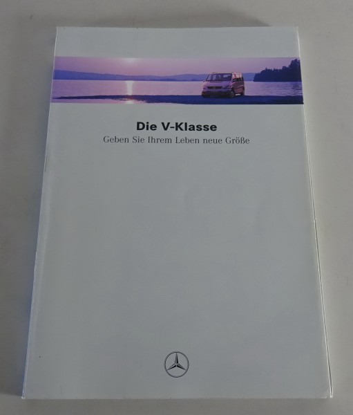 Verkaufstaschenbuch Mercedes V-Klasse W638 V 230 & V 230 Turbodiesel Stand 1996