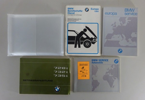 Bordmappe + Betriebsanleitung BMW 7er E23 728i / 732i / 735i Stand 08/1979