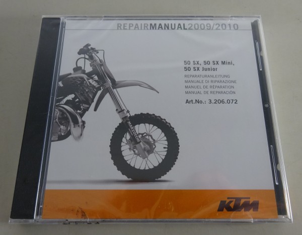 Werkstatthandbuch KTM 50 SX / 50 SX Mini / 50 SX Junior Baujahr 2009-2010