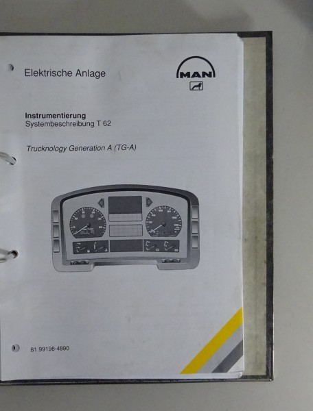 Werkstatthandbuch MAN TG-A Instrumentierung Stand 10/1999