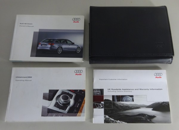 Owner's Manual + Wallet Audi A6 Avant Typ C6 Petrol and Diesel from 11/2005