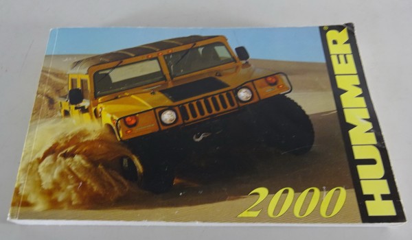 Owner´s Manual / Handbook Hummer H1 Stand 2000