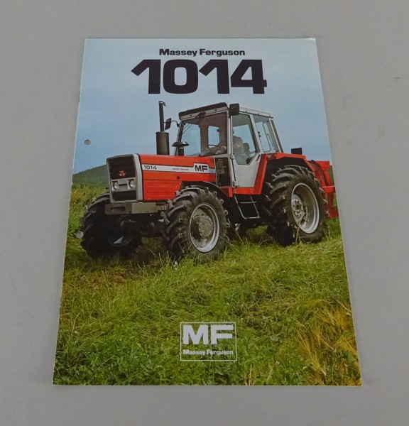 Prospekt / Broschüre Massey Ferguson MF 1014 Allrad Stand 12/1981