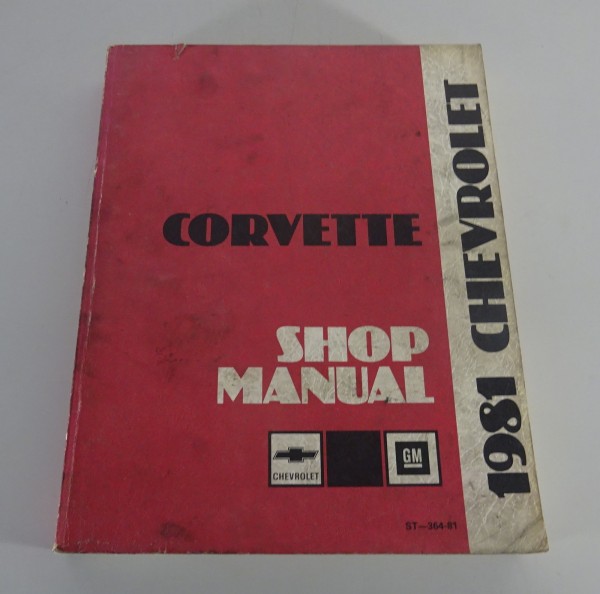 Workshop Manual / Repair Manual Chevrolet Corvette C3 from 1981