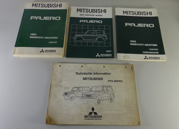 Werkstatthandbuch + Nachträge Mitsubishi Pajero Typ L040 ab Baujahr 1983