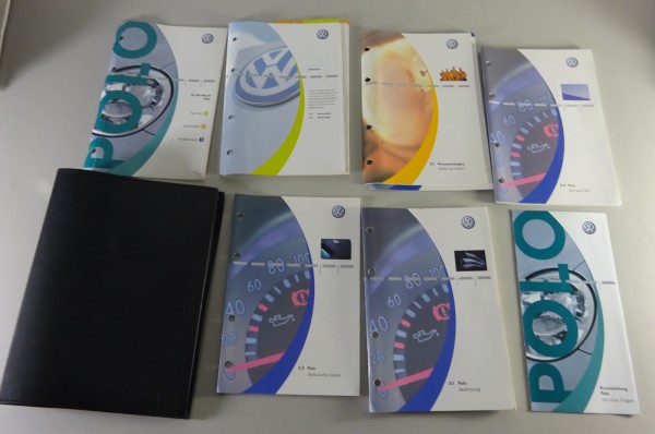 Bordmappe mit Betriebsanleitung / Handbuch VW Polo 9N Stand 10/2001