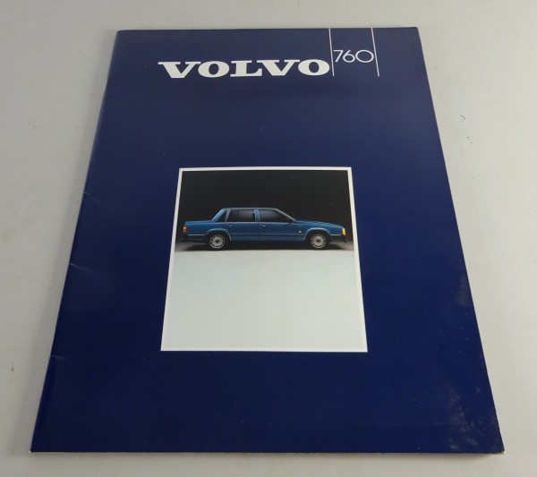 Prospekt / Faltprospekt Volvo Limousine 760 Stand 1985